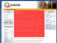 Tablet Screenshot of labandresourcescheduler.com